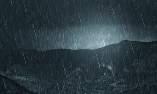 rain in the mountains