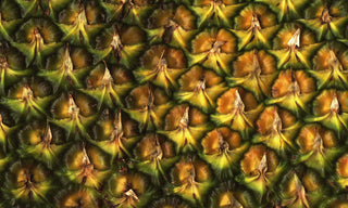 close up of a pinepple