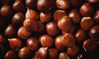 close up picture of some chesnuts