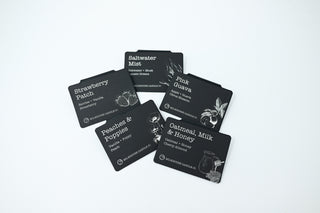 Candle Bar Scent Label Signs