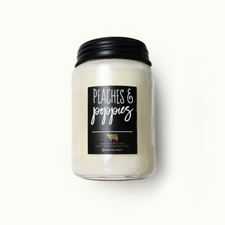 Peaches & Poppies Candle - 26 oz