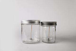 Pre-Wicked Glass Candle Jars with Lids, 10 oz | Case of 12