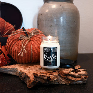 Brown Butter Brulee Candle | 13 oz Mason Jar