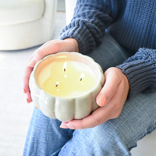 Fall LE Ceramic Pumpkin 16 oz: Caramel Corn
