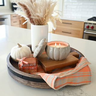 Fall LE Ceramic Pumpkin 16 oz: Caramel Corn