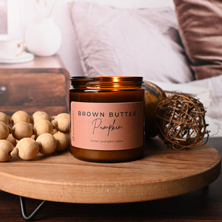 Brown Butter Pumpkin Candle | 12 oz Classic Statement