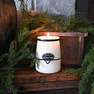 Mahogany Evergreen Candle | 22 oz Butter Jar