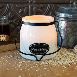 Oatmeal, Milk & Honey Candle | 16 oz Butter Jar