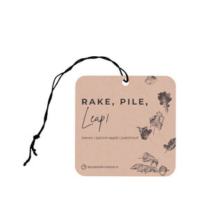Rake, Pile, Leap! | Limited Edition Car Freshener