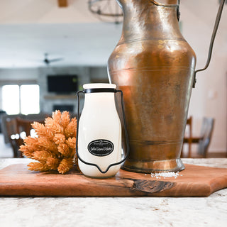 Salted Caramel Pistachio Candle | 14 oz Milkbottle