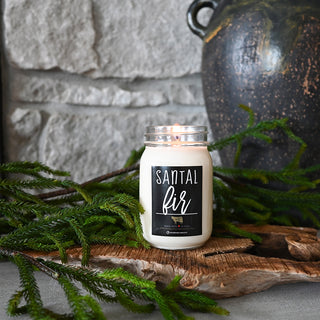 Santal Fir Candle | 13 oz Mason Jar