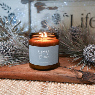 Silver Birch Candle | 12 oz Classic Statement