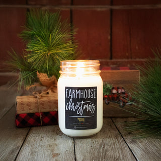 Farmhouse Christmas Soy Candle