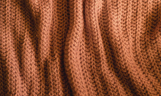 close up of a cashmere blaket 