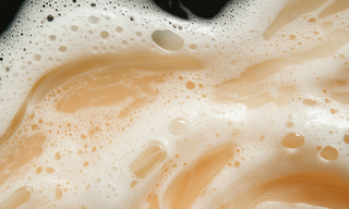 frothy milk and honey 
