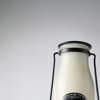 half of a milk bottle 