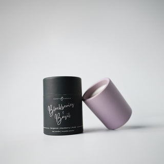 blackberries and basil candle and tube 