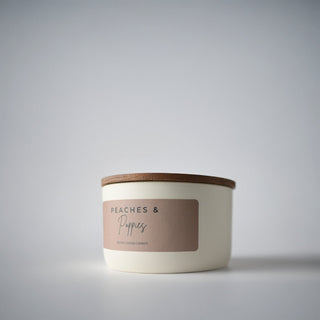 Peaches & Poppies - 10 oz Candle