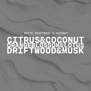 White Driftwood & Coconut Candle - 22 oz